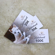 Lataa kuva Galleria-katseluun, Lahjakortti (paperimuodossa)