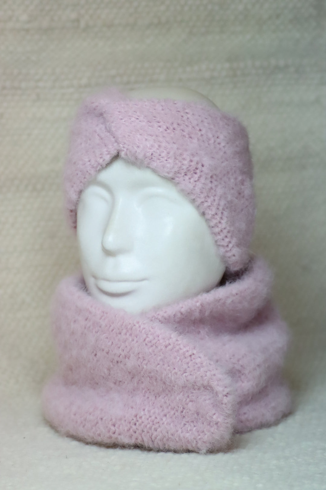 Pehmeä alpakanvillainen hiuspanta - Puffy
