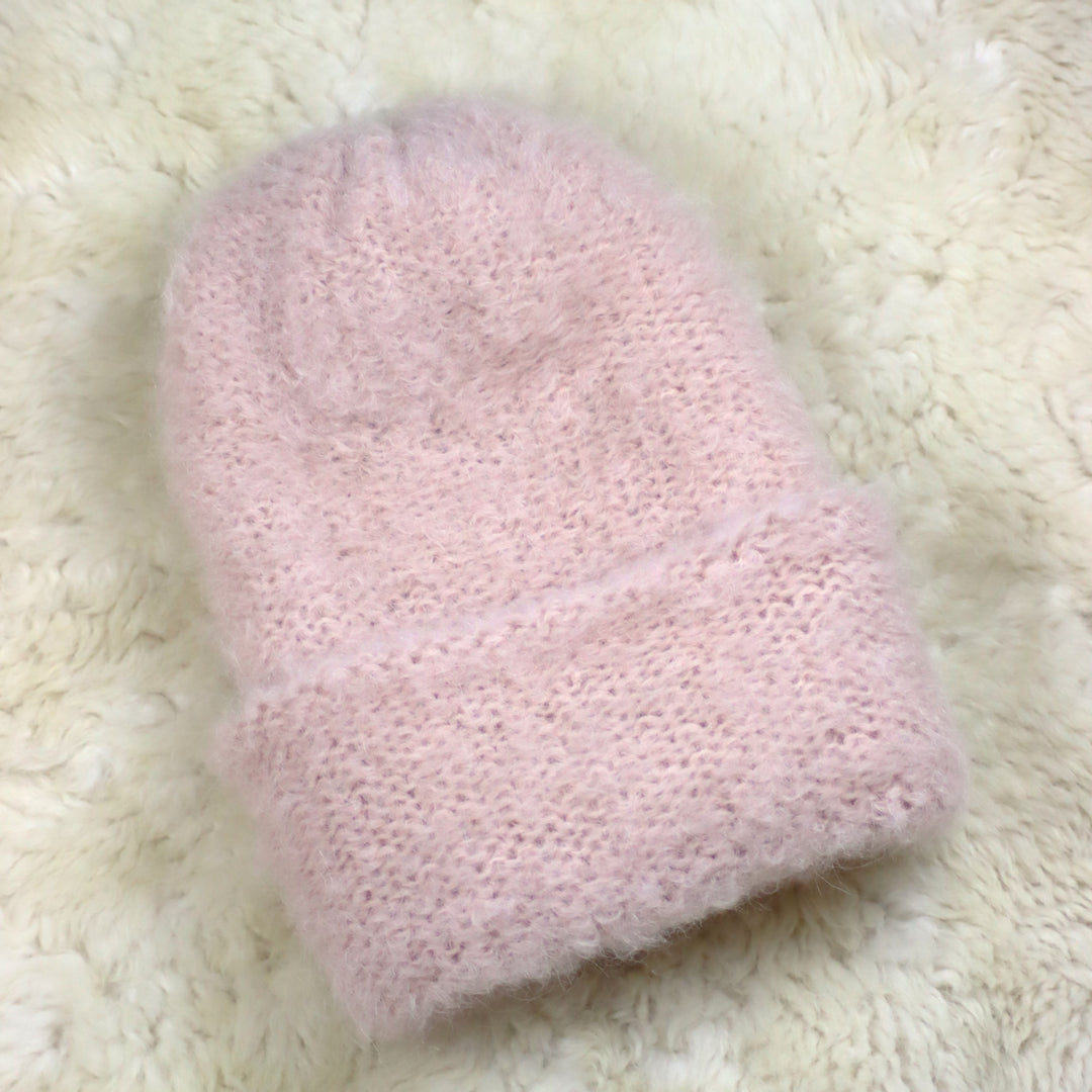 Käännettävä reunainen karvainen pipo - Puffy