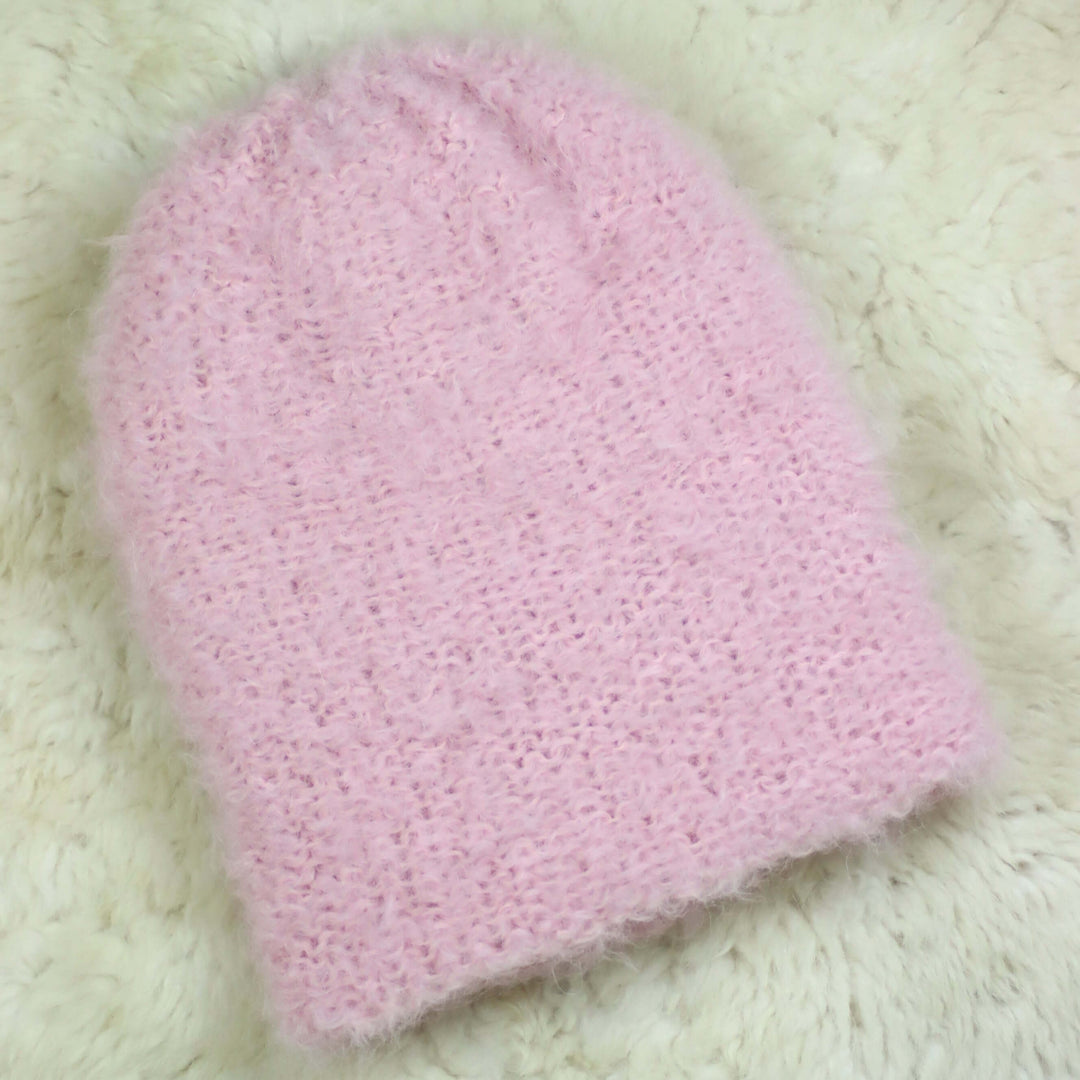 Alpakanvillainen pehmeä pipo - Puffy