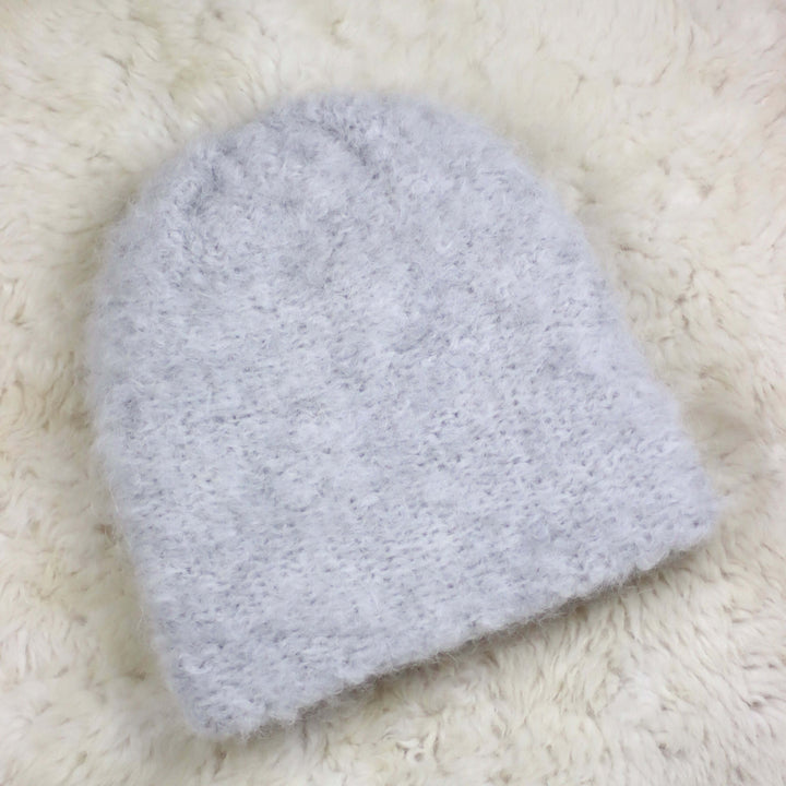 Alpakanvillainen pehmeä pipo - Puffy