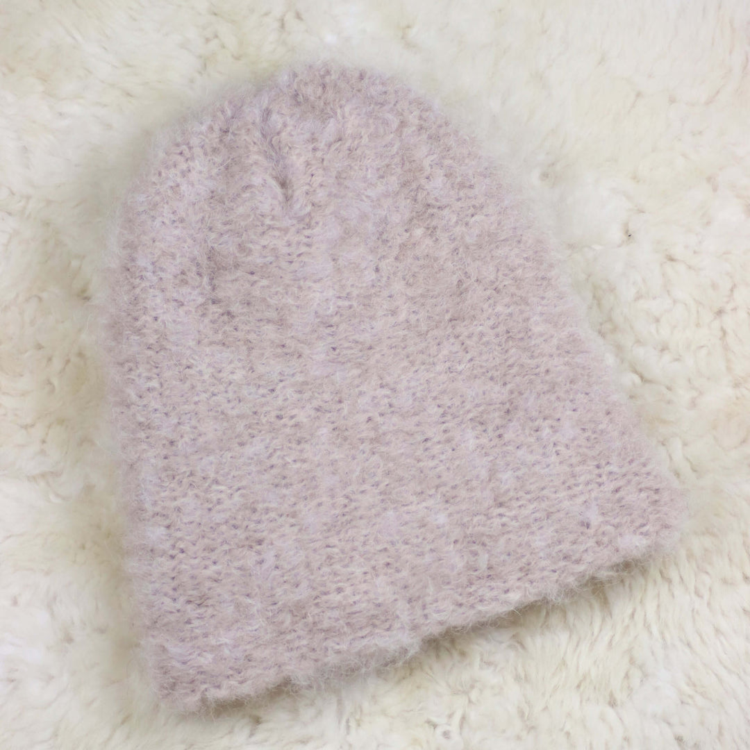 Alpakanvillainen pehmeä pipo - Puffy