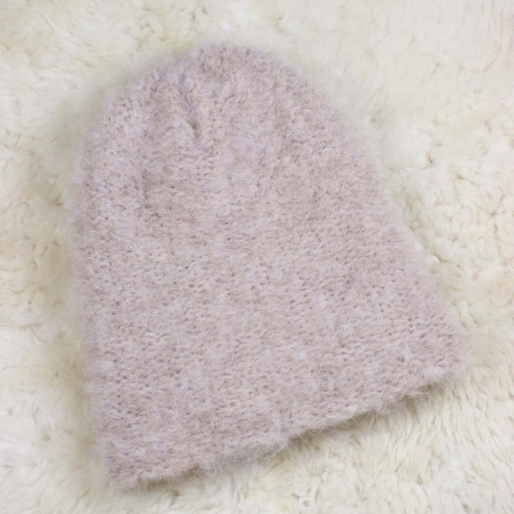 Alpakanvillainen pehmeä pipo - Puffy