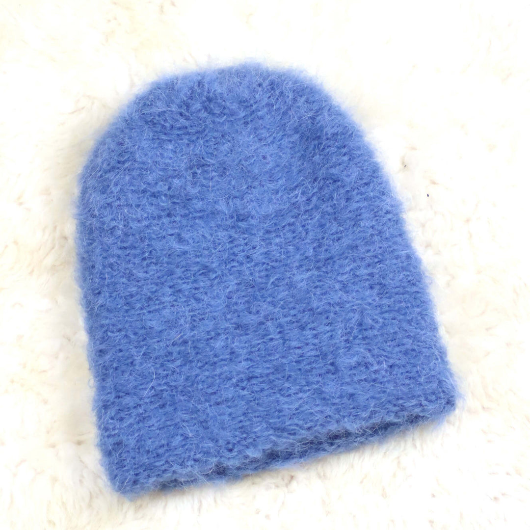 Alpakanvillainen pehmeä pipo - Puffy