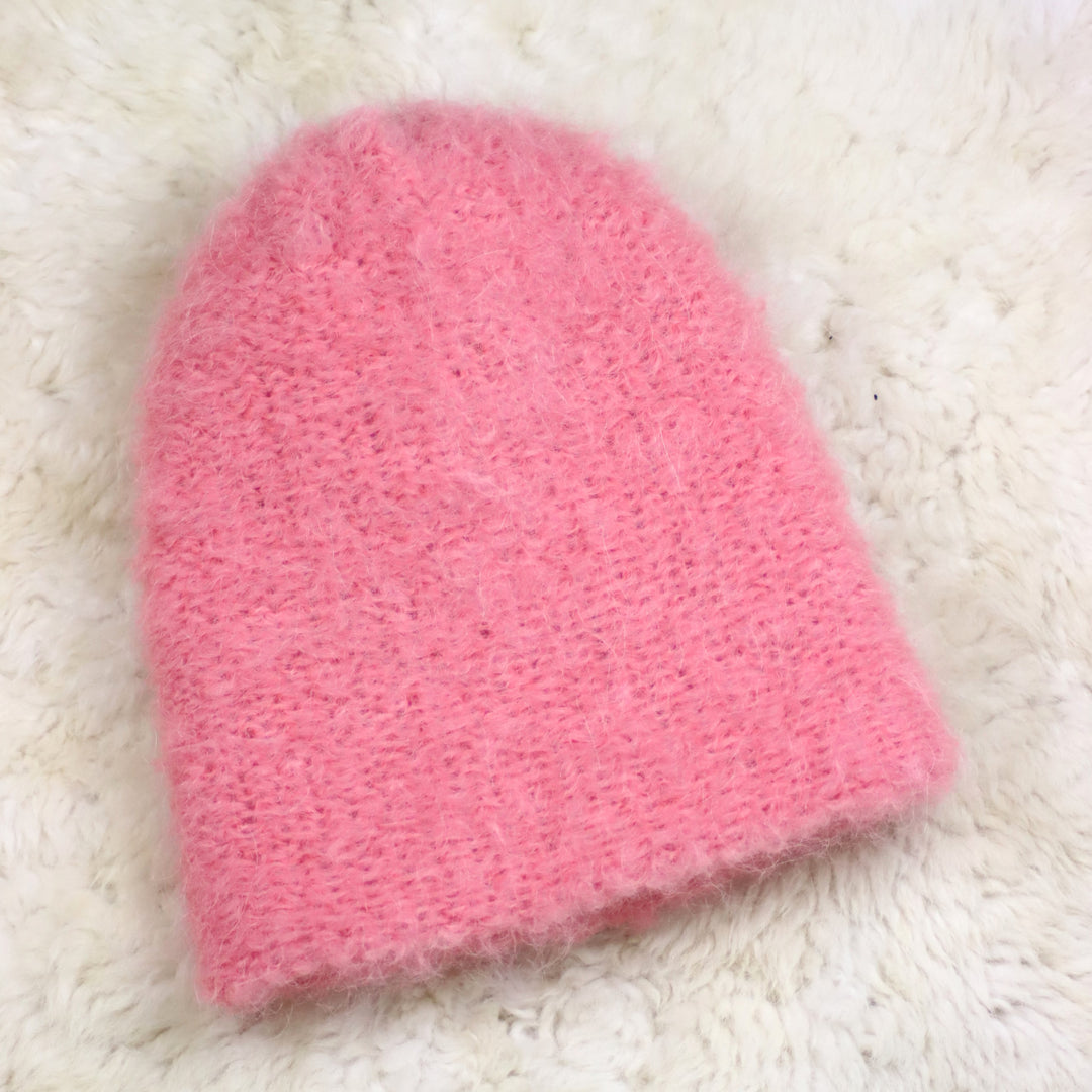 Alpakanvillainen pehmeä pipo - Puffy