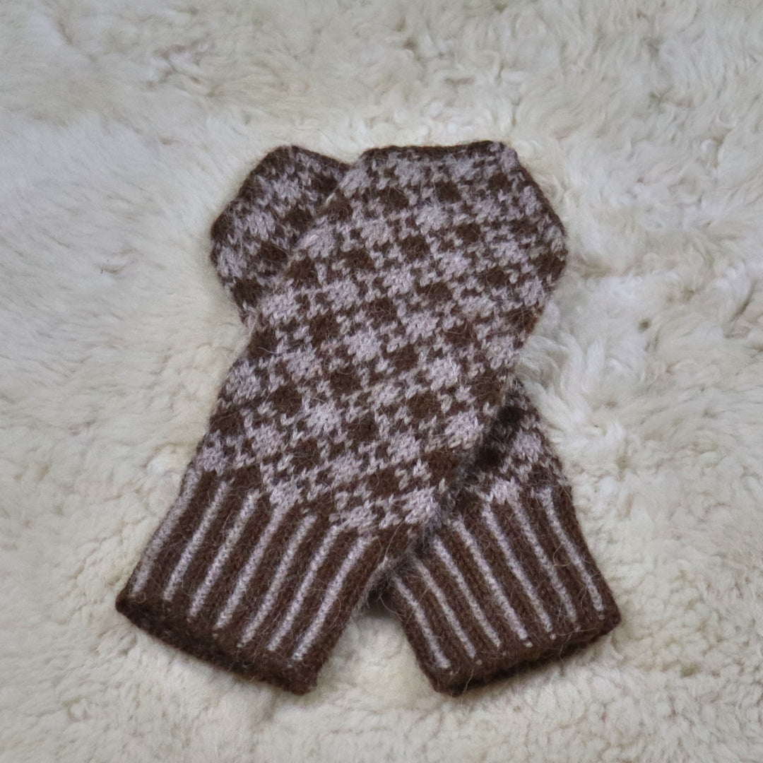 Käsitsi kootud alpakavillased käpikud - Naise S