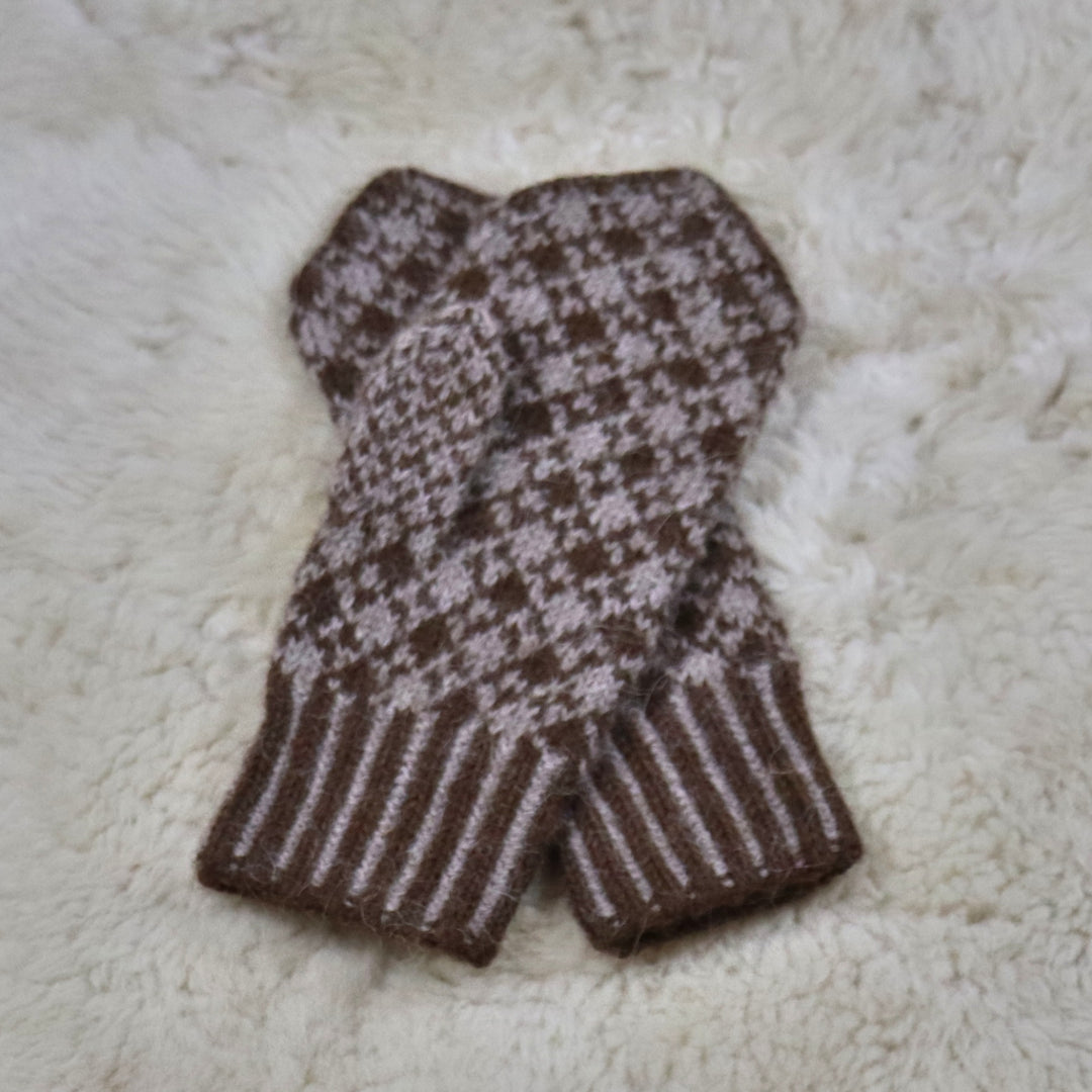 Käsitsi kootud alpakavillased käpikud - Naise S