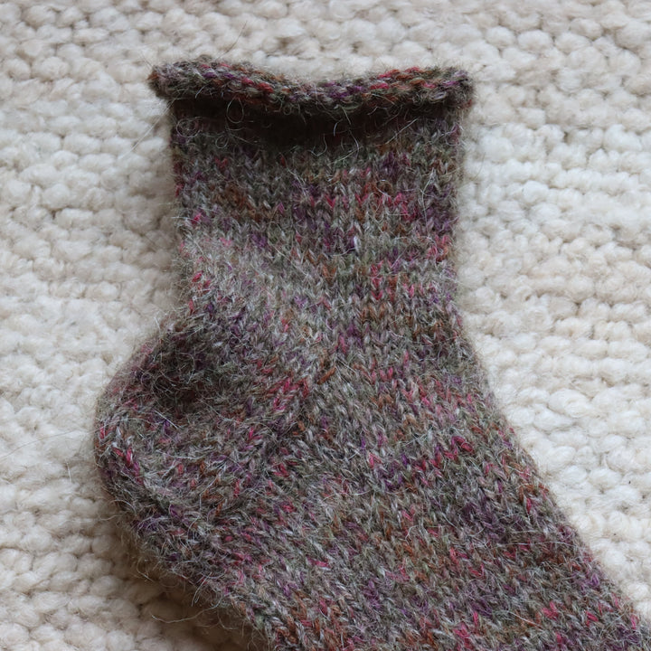 Socks from mixed yarn