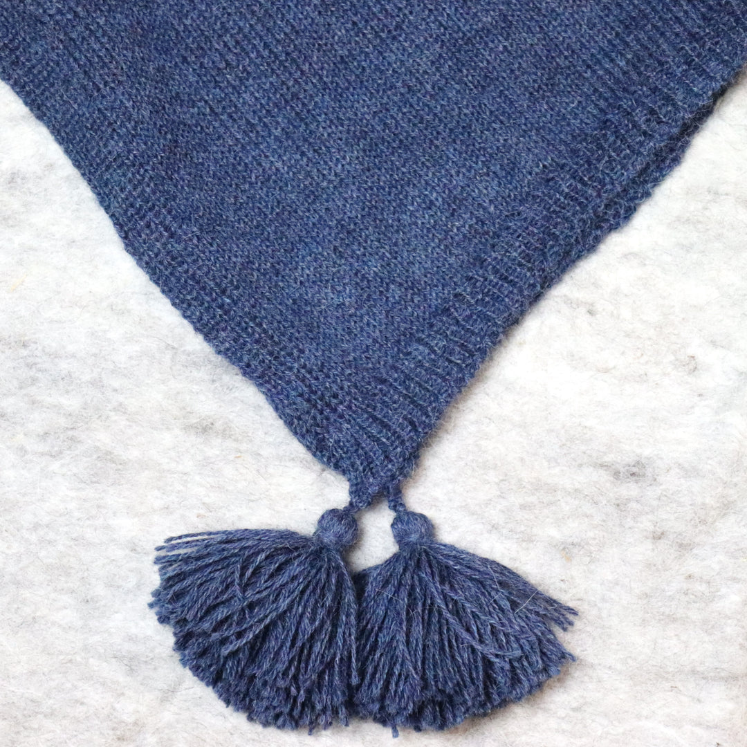 Kaksi yhdessä: poncho-huivi