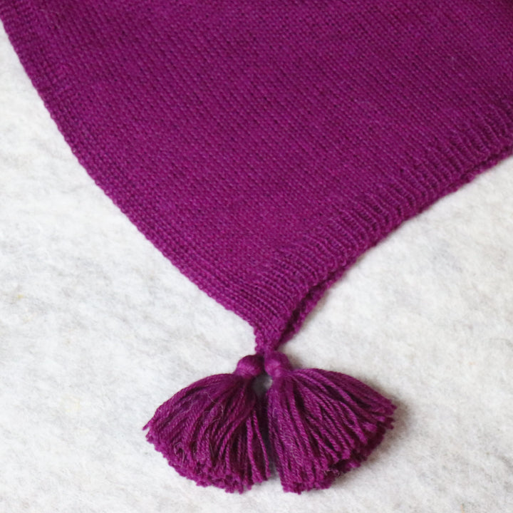 Kaksi yhdessä: poncho-huivi
