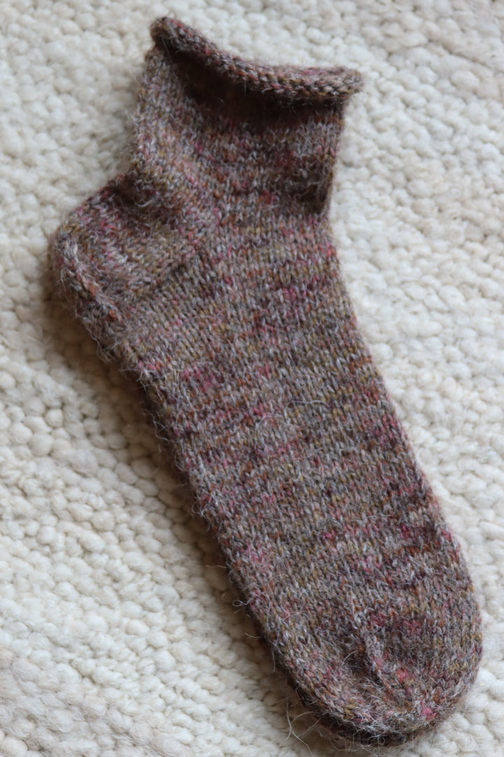 Socks from mixed yarn