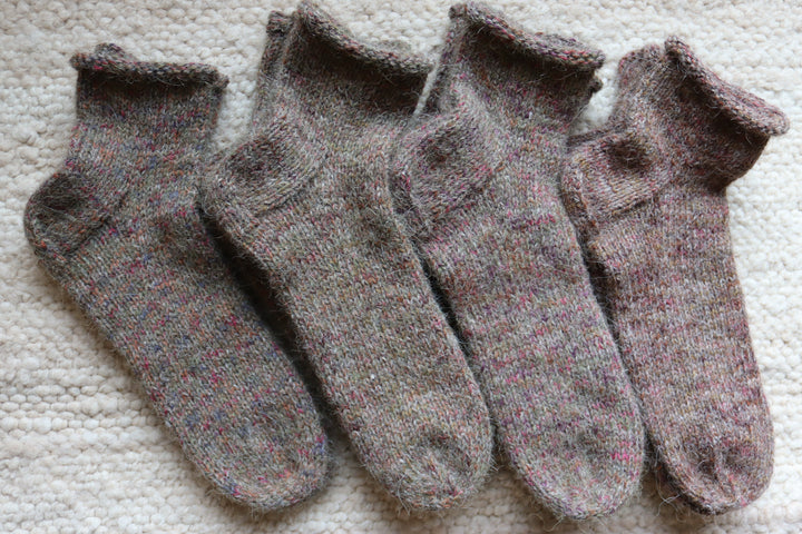 Socks from mixed yarn