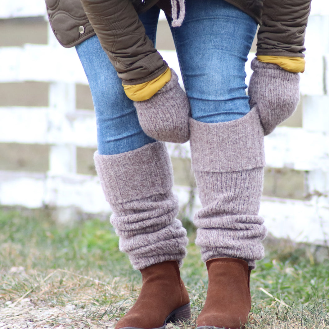 Alpakavillaga pikad säärised