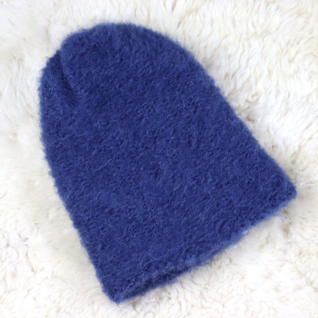 Alpakanvillainen pehmeä pipo - Puffy