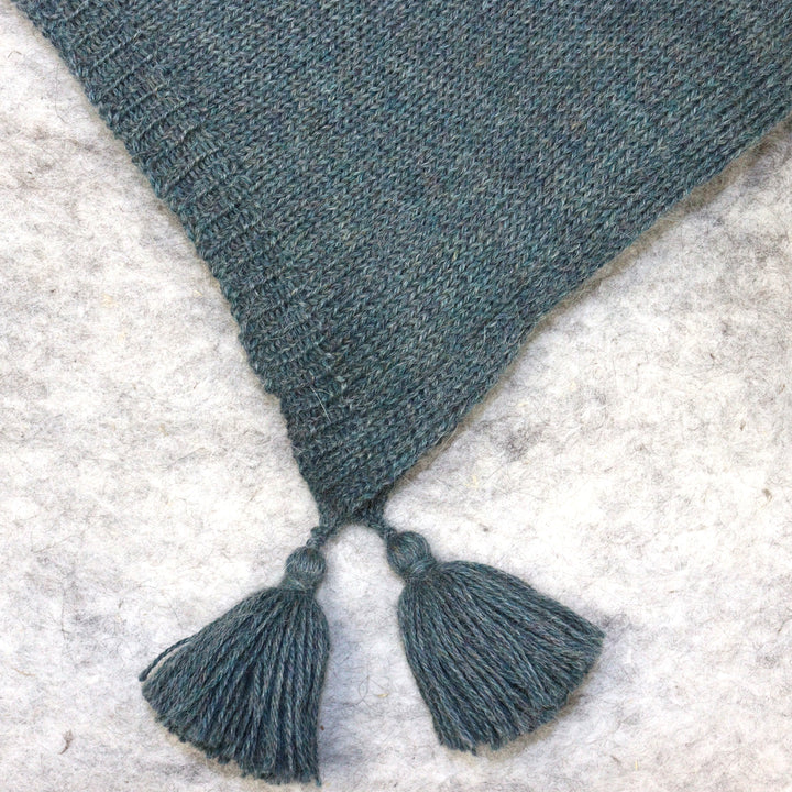 Kaksi yhdessä: poncho-huivi