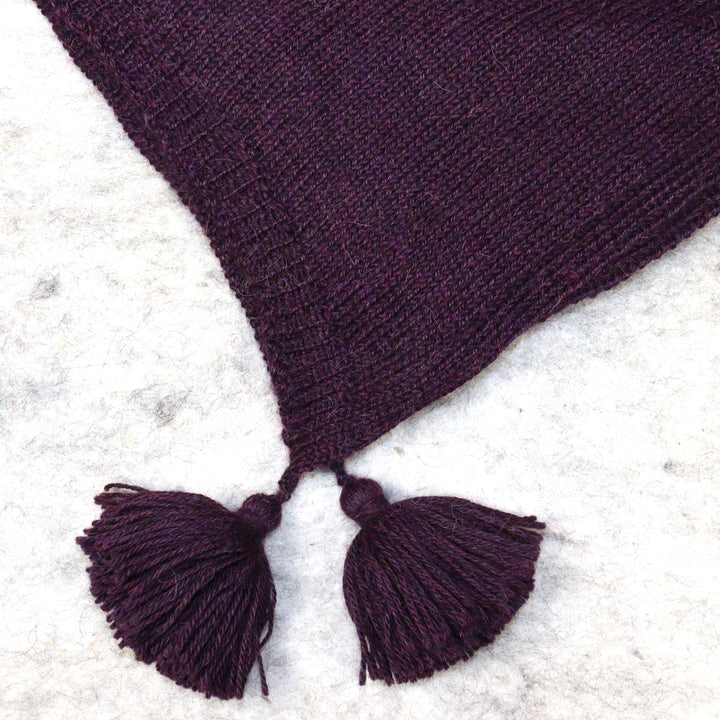 Kaksi yhdessä: poncho-huivi